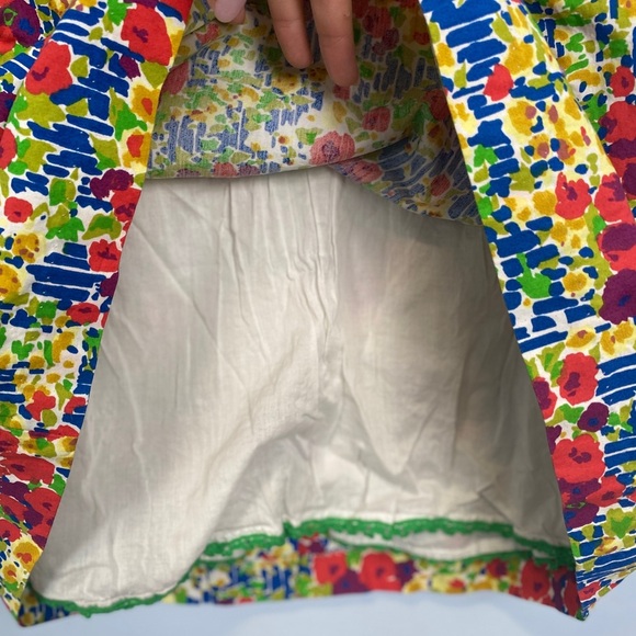 Girls From Savoy Floral Halter Dress Sz 8 Garden Party Retro Style Summer Cockta - Picture 10 of 14